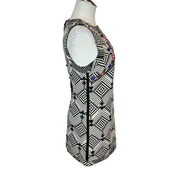 NWT NEW ROMANTICS Free‎ People Womens Size XS Aztec Beaded Mini Dress $168 - Picture 5 of 16